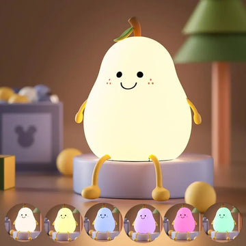 Led Cute Pear Night Light